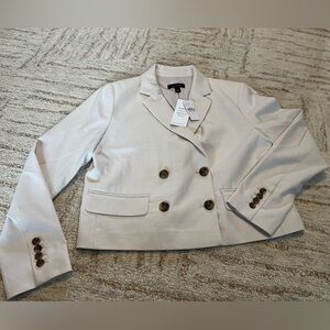 NWT Ann Taylor Elegant Cream Blazer